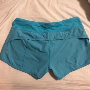 Lululemon Speed Shorts Blue Size 8